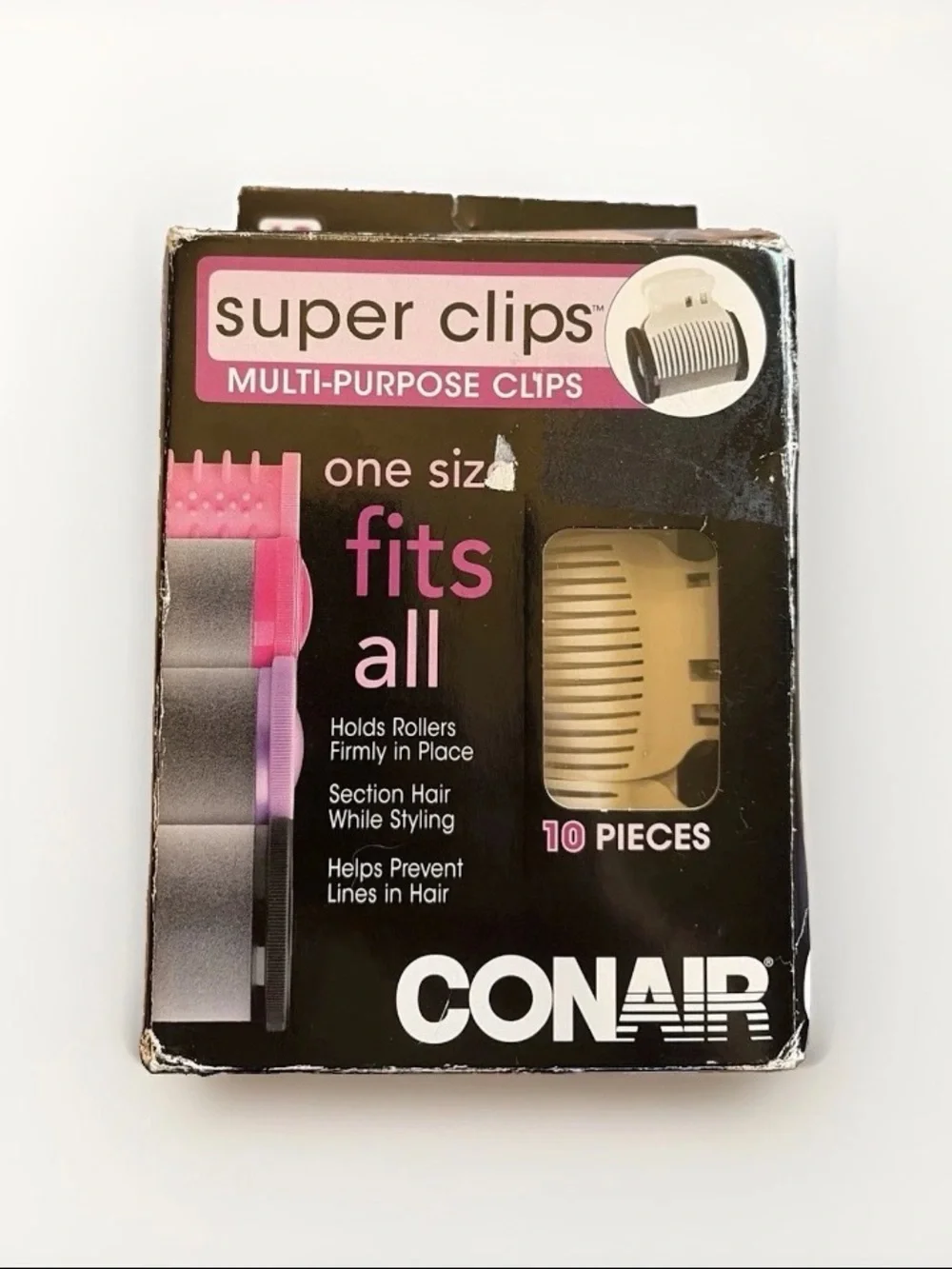 Conair Super Clips Multi-Purpose Hair Clips - (10 Pieces)